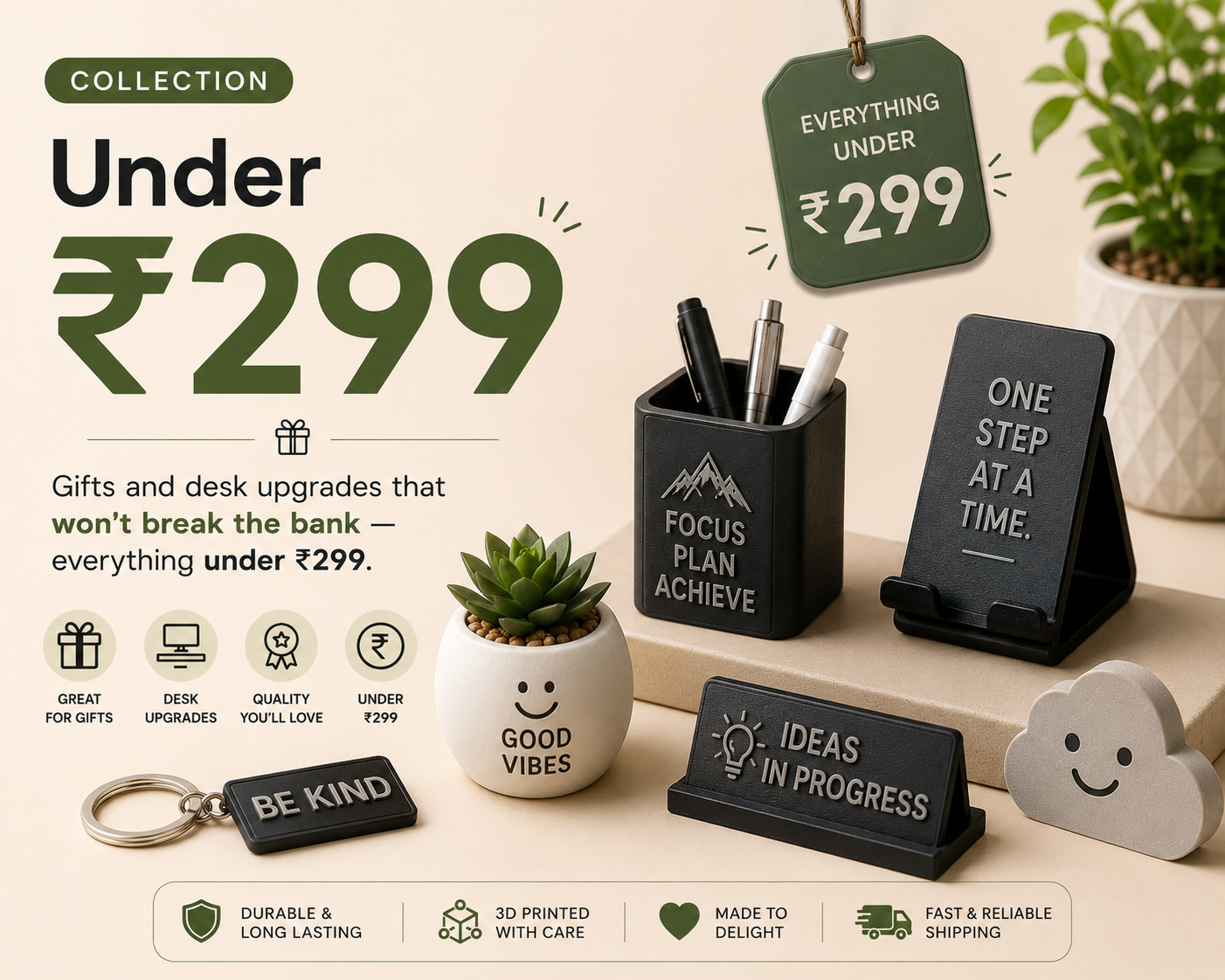 Under ₹299