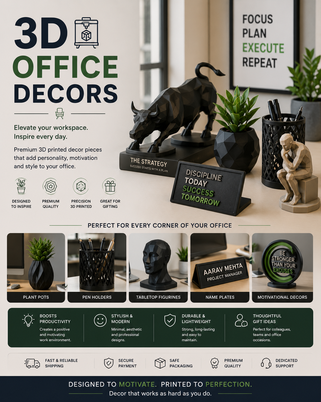 3D - Office Decors