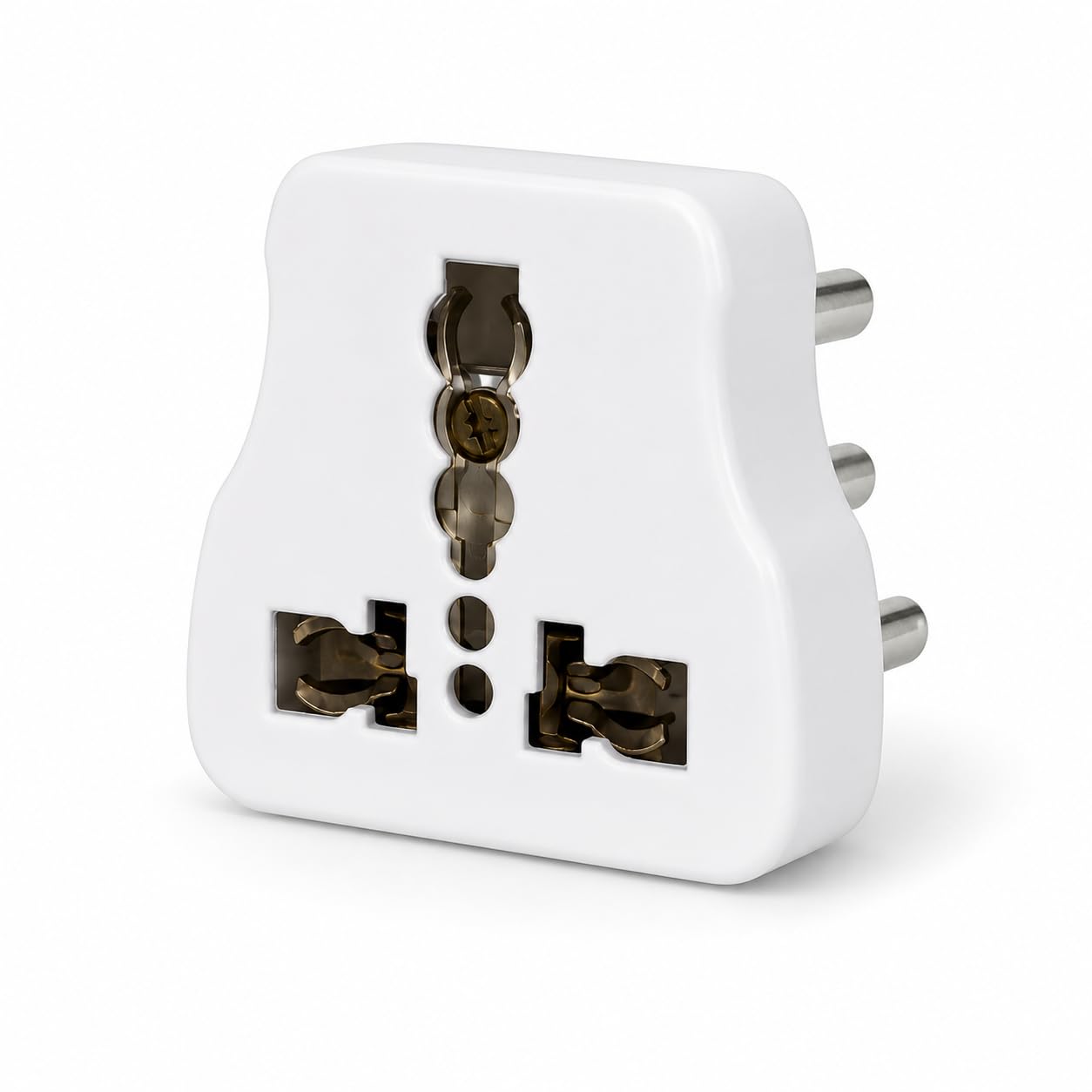 Universal 3 Pin Conversion Plug, 6 Amp to 16 Amp, Pack of 2