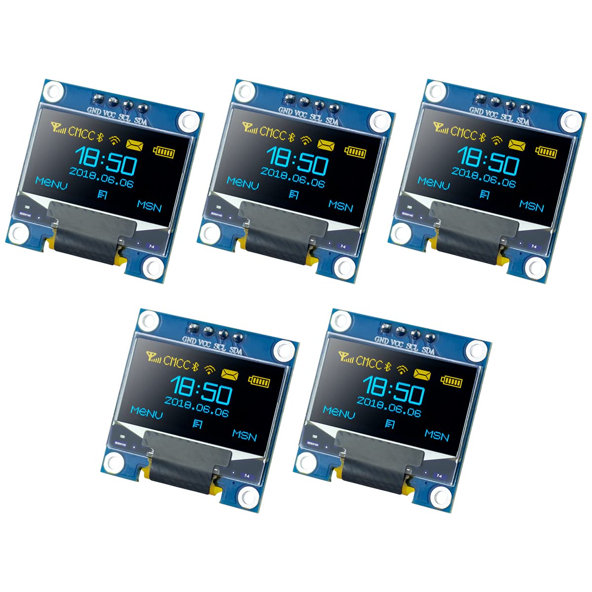 SSD1306 OLED Display Module 128×64 (I2C)