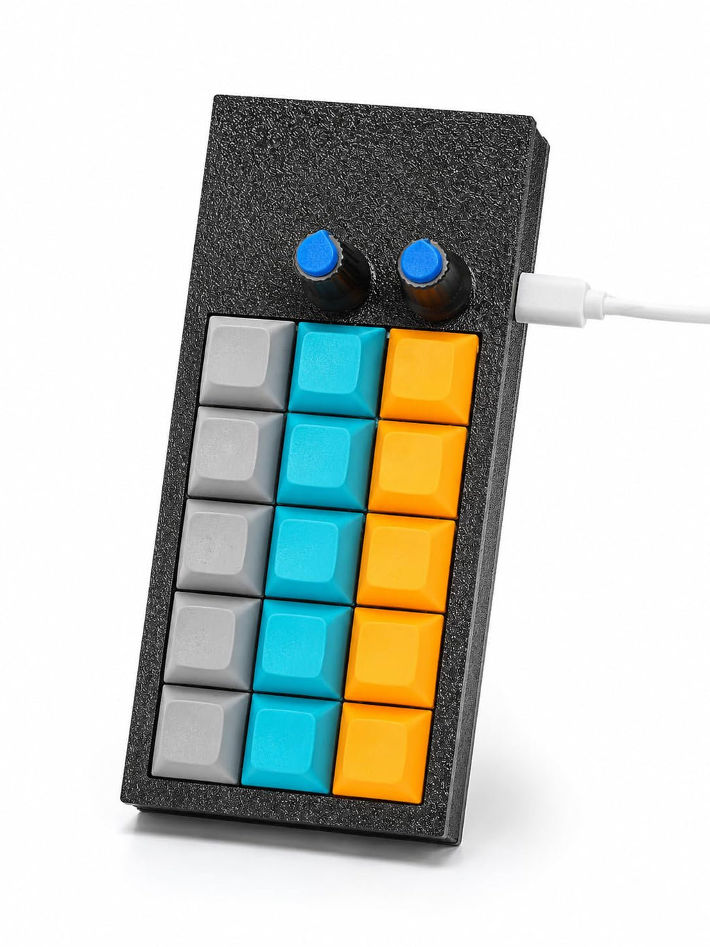 Dice and Layers PicoPad 5x3 Programmable Macro Keyboard | 15 Mechanical Keys | RP2040 | Custom Shortcut Keyboard for Excel, Photoshop, OBS, Blender, AutoCAD, Windows & Linux