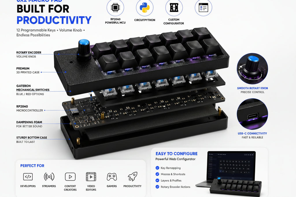 PicoPad 6x2: The Ultimate DIY Macro Keyboard