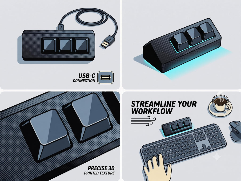 PicoPad 3x1: The Ultimate DIY Macro Keyboard