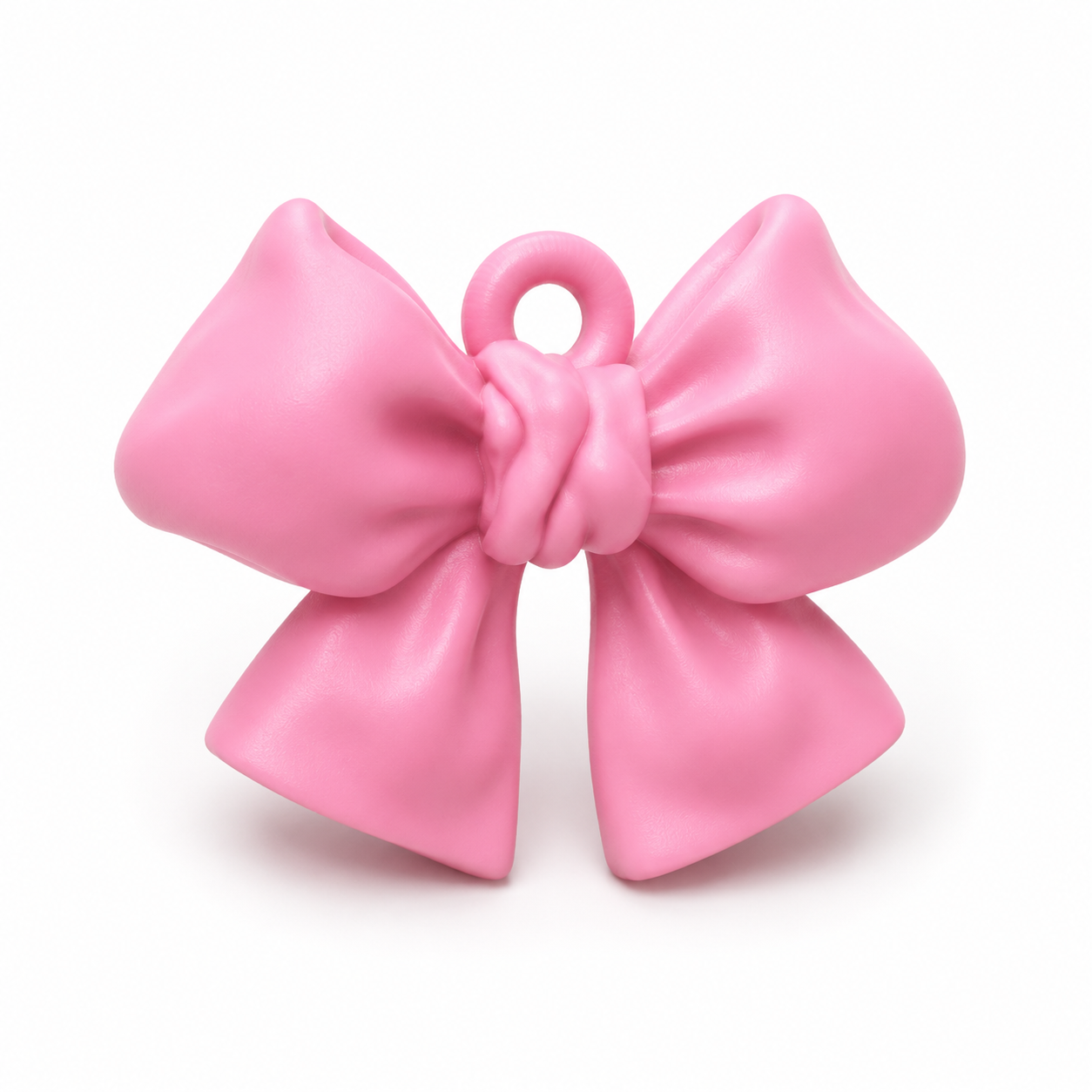 Pookie Bow Tie KeyChain Pink