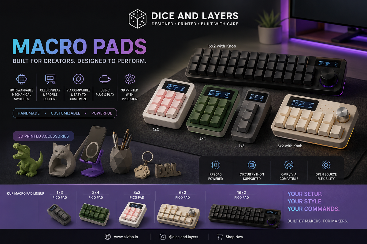 MACRO PADS and 3D PRINTABLES