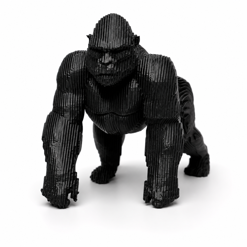 Gorilla 3d printed figurine