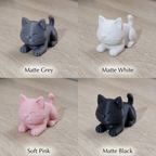 Smiling Cat Keychain – 3D Printed