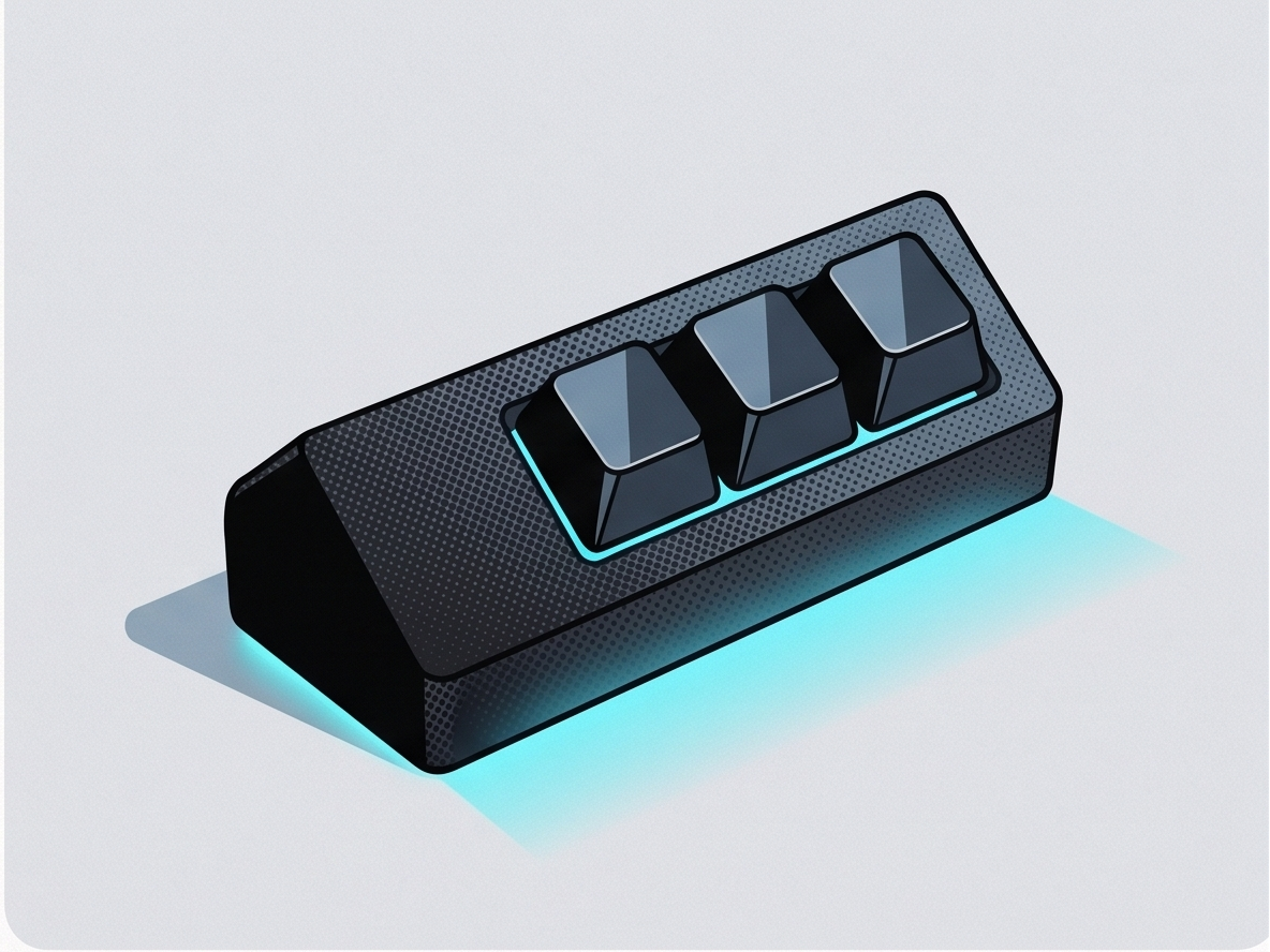 Poco Pad - 1x3 Macro Keyboard - Customizable