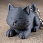 Smiling Cat Keychain – 3D Printed