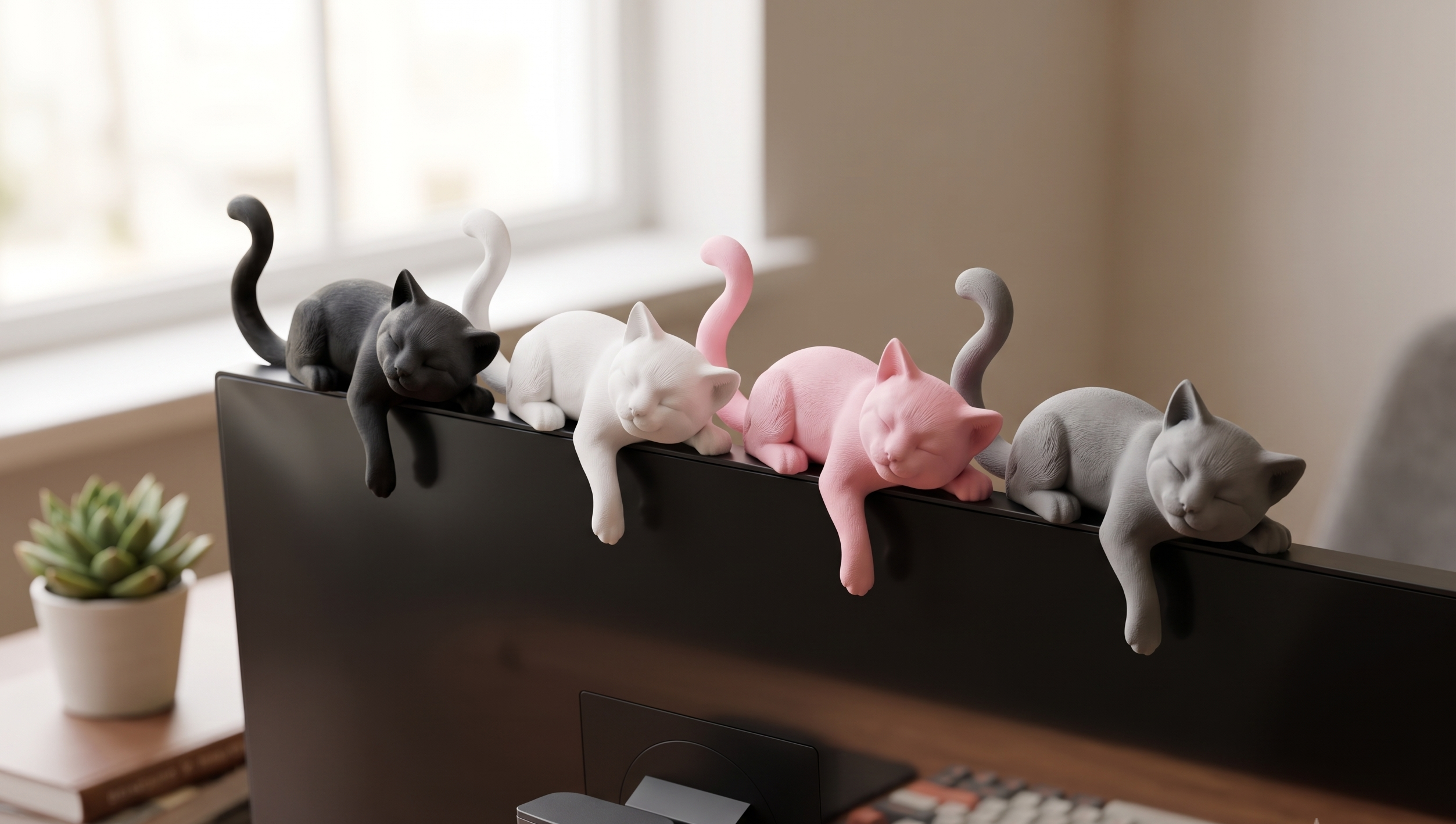 Cute Cat Monitor Toy