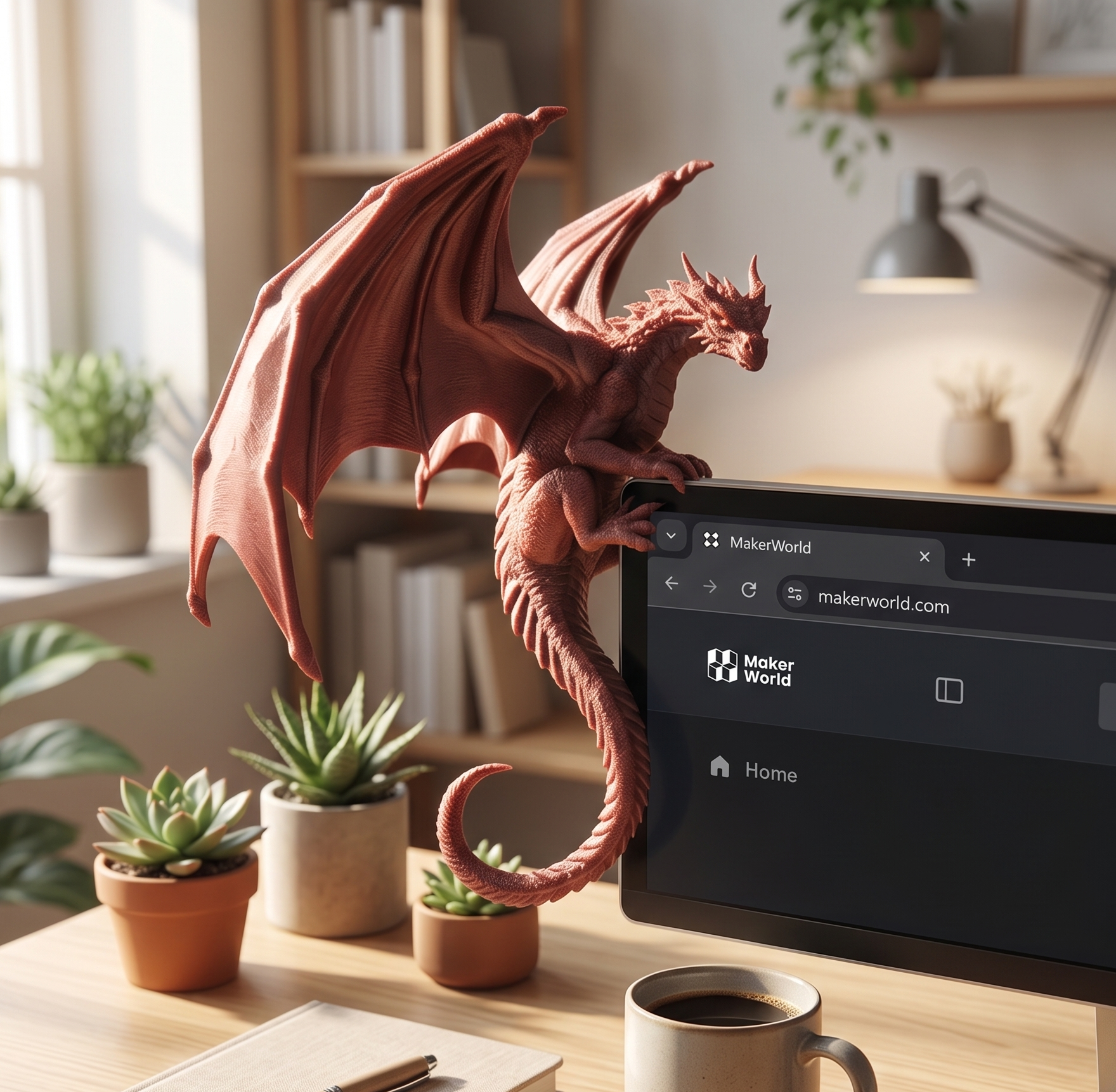 Dragon Monitor Companion – 3D Printed
