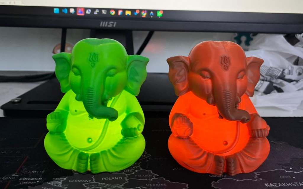 3D-printed Ganesh statue